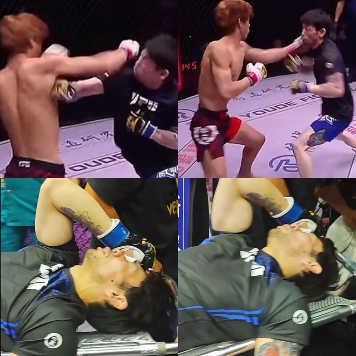 Võ sĩ Emunanjia thắng knockout nhanh