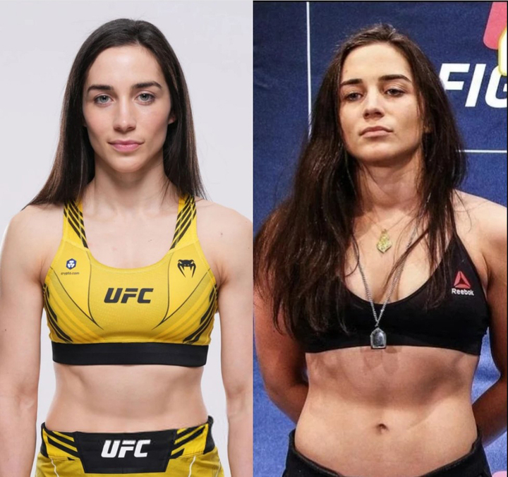 Veronica Hardy tạo dáng trước trận đấu